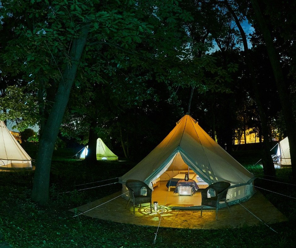 glamping domeniul stirbey