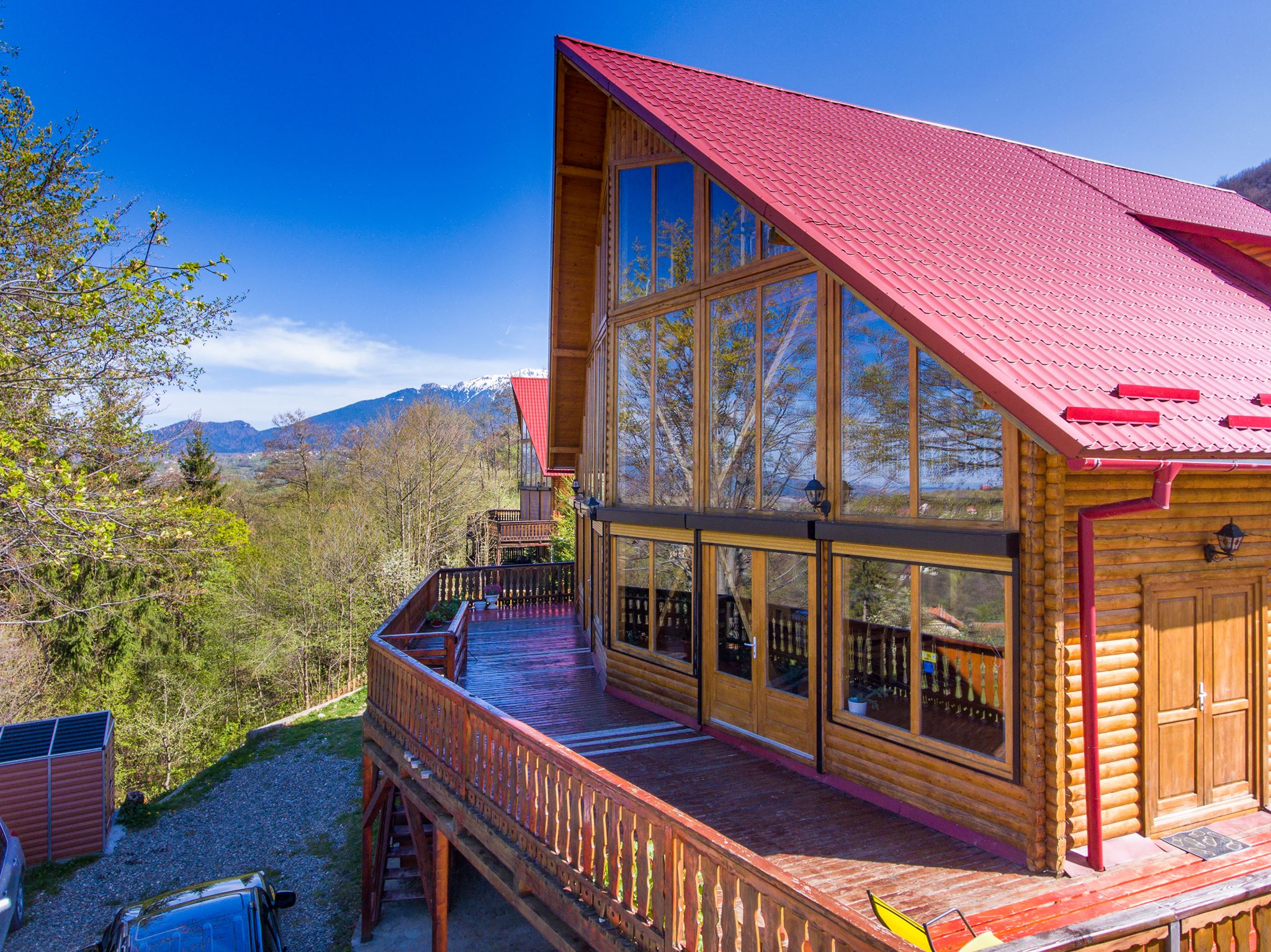 carpathian log home