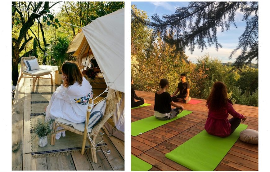 at home - yoga retreat & glamping