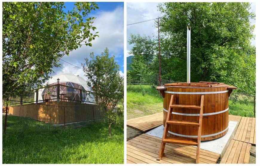 glamping cu ciubar