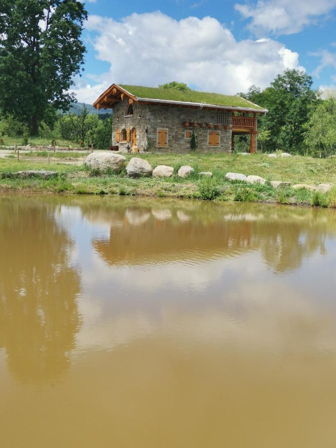 cabana cu lac de pescuit maramures