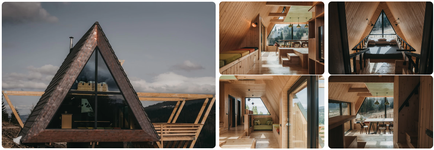 top 10 cabane a-frame in romania