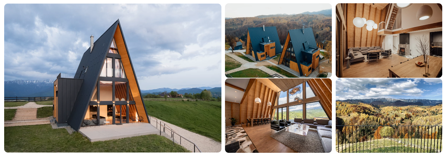 cabane a-frame bucegi piatra craiului