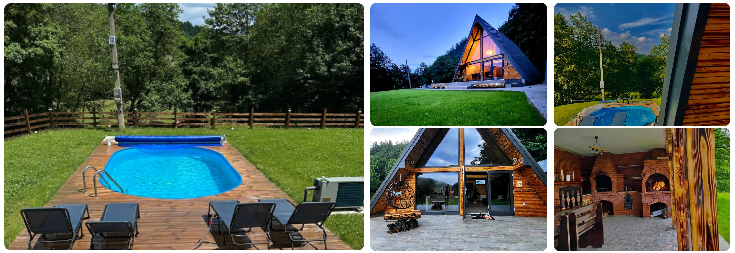 a-frame cu piscina si jacuzzi in apuseni