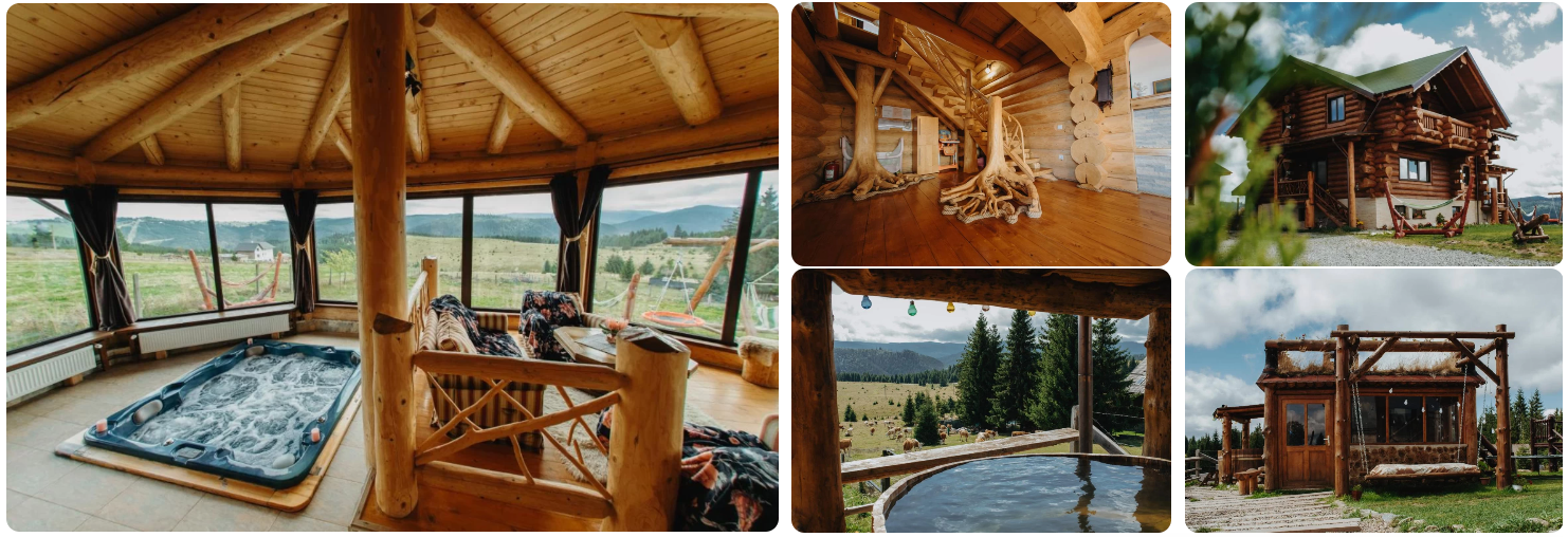 cabana cu jacuzzi si view apuseni