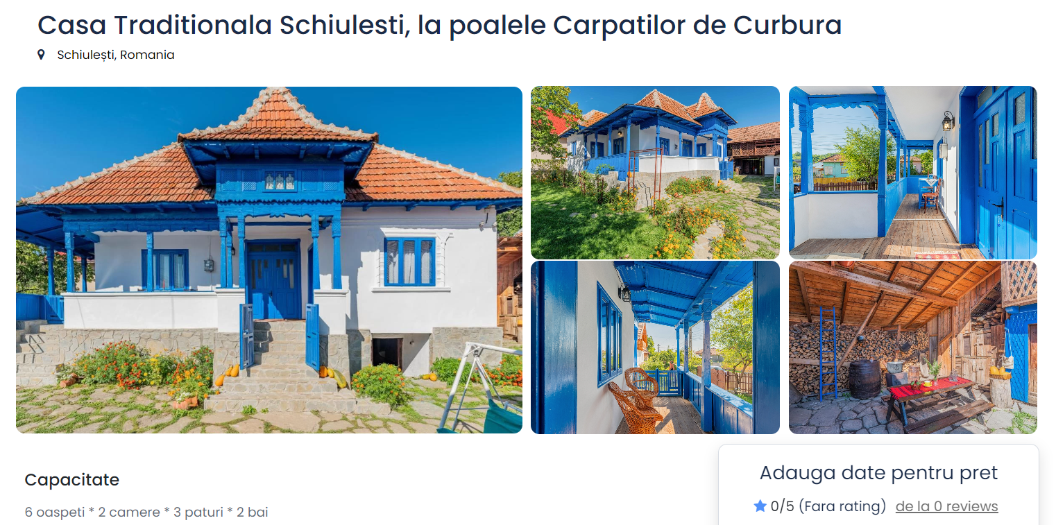 Cazare tradițională în Prahova